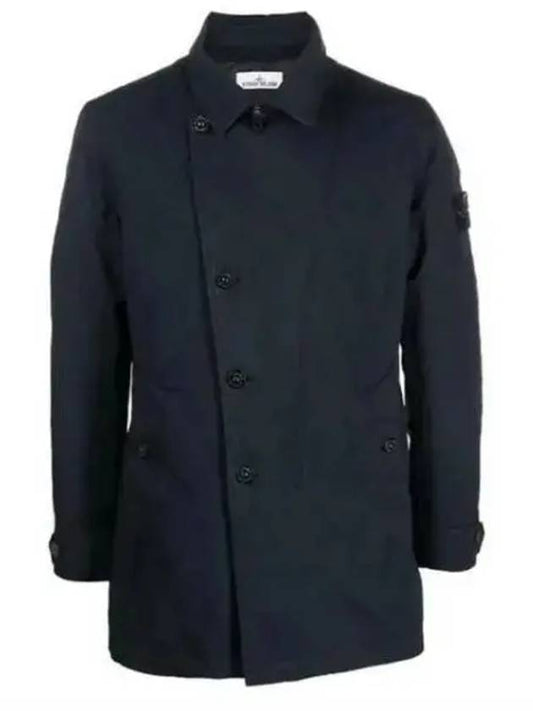 Wappen Patch Single Breasted Jacket Navy - STONE ISLAND - BALAAN 2