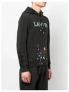 X Gallery Department Men's Embroidery Painting Sweatshirt Hooded Sweatshirt Washed Black TOG698 - LANVIN - BALAAN 3