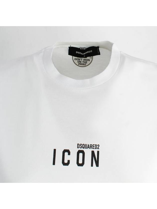 Women's Mini Icon Short Sleeve T-Shirt White - DSQUARED2 - BALAAN 4