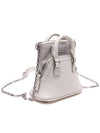 5AC Classic Baby Shoulder Bag Pale White - MAISON MARGIELA - BALAAN 4