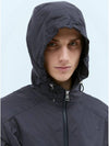 Etiache Rain Hooded Zip Up Blue - MONCLER - BALAAN 8