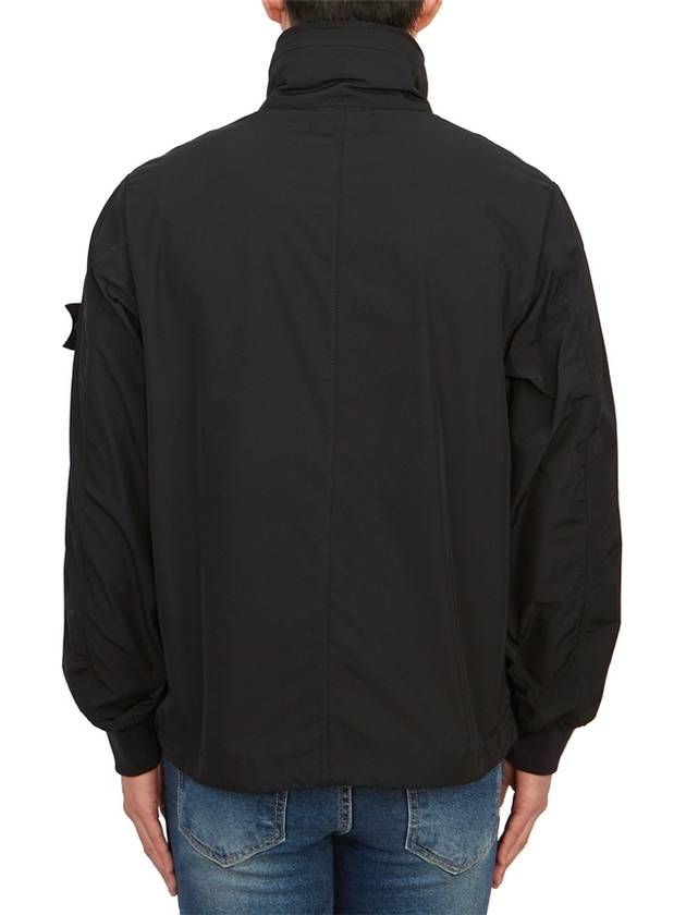 Compass Badge Jacket Black - STONE ISLAND - BALAAN 5