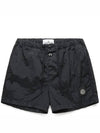 Swimming Nylon Trunk Shorts Black - STONE ISLAND - BALAAN 2