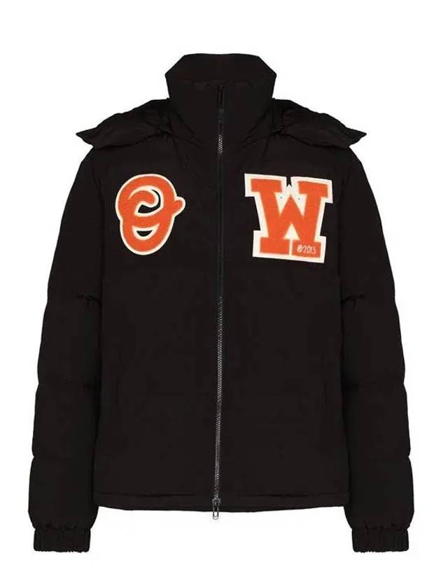 OW Patch Down Padding Black - OFF WHITE - BALAAN 2