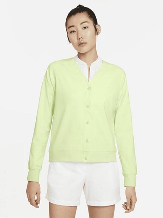 01 DA3224 303 Women’s Golf Repell Ace Cardigan Lime Ice - NIKE - BALAAN 1