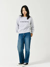 Brushed Options Logo Sweat Shirts MELANGE GRAY - LE SOLEIL MATINEE - BALAAN 3