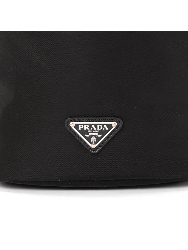 Re-Nylon Drawstring Pouch Black - PRADA - BALAAN 8