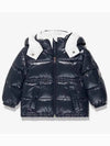 Moncler Baby MAIRE Hooded Down Parka Navy - MONCLER - BALAAN 1