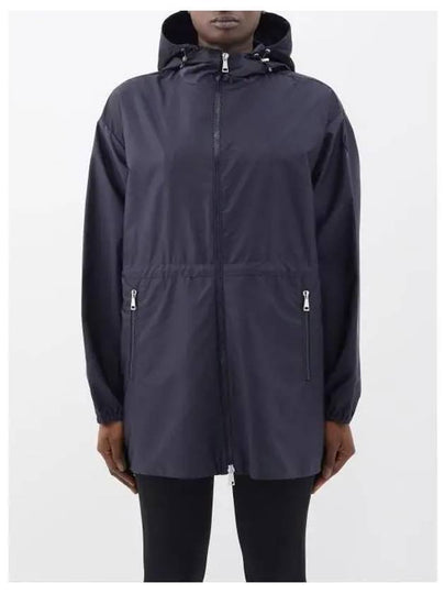 Wete Hooded Jacket Night Blue - MONCLER - BALAAN 2