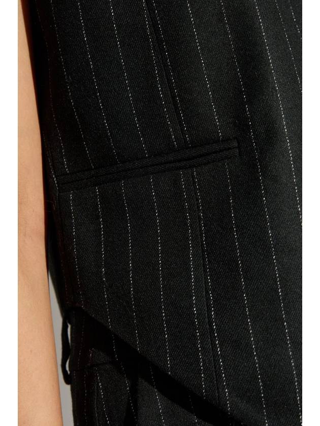 Munthe Vest With Striped Pattern, Women's, Black - MUNTHE - BALAAN 5