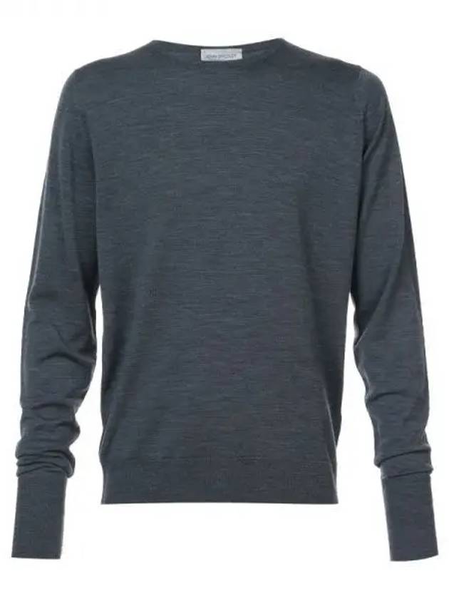 John Smedley Marcus Charcoal crew neck knit 925846 - JOHN SMEDLEY - BALAAN 1