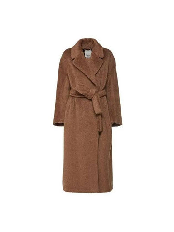 Double Breasted Oversized Coat Brown - MAX MARA - BALAAN 1