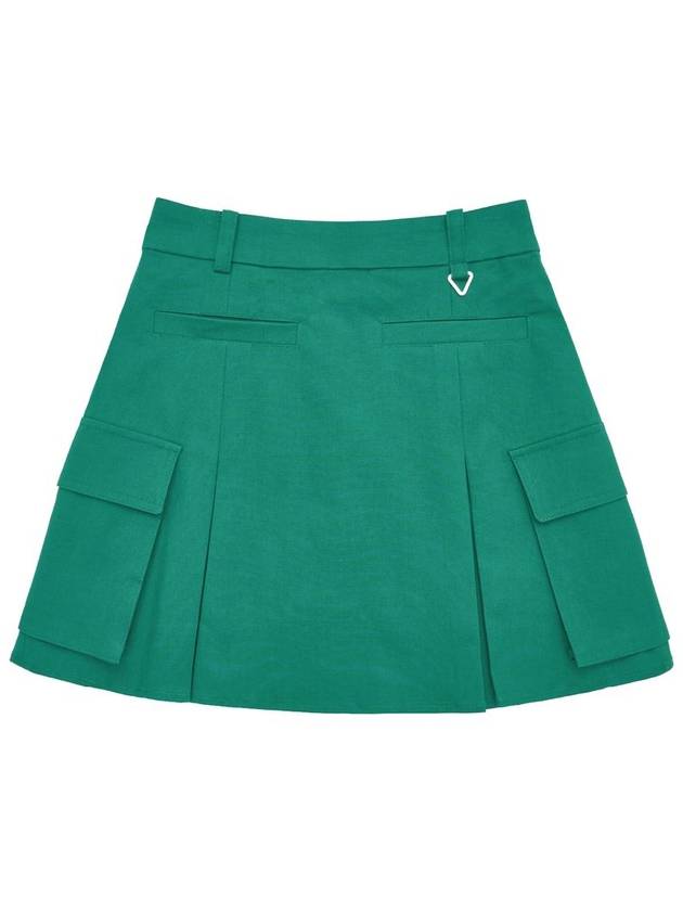 A-line cargo skirtdark green - BUTTONPLAY - BALAAN 2