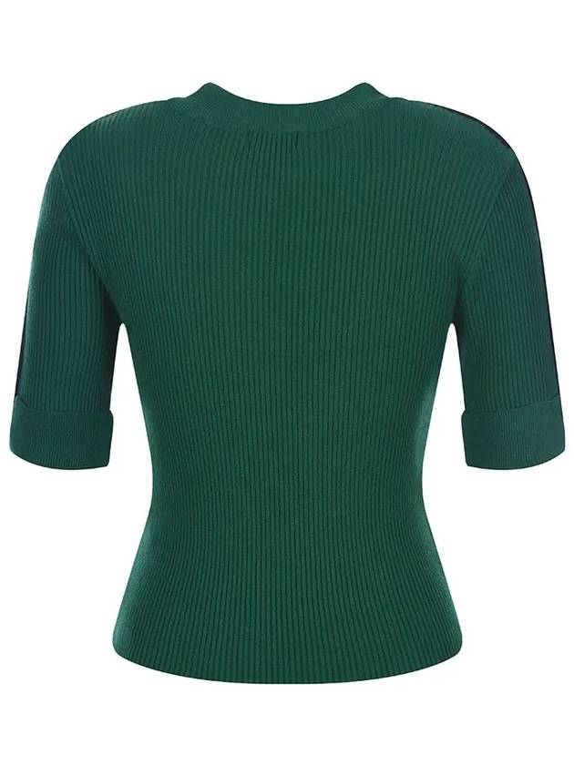 Tab color combination short sleeve knit MK3AP405 - P_LABEL - BALAAN 5