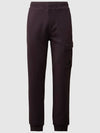 Diagonal Raised Fleece Track Pants Nightshade - CP COMPANY - BALAAN 2