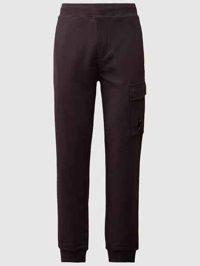 Diagonal Raised Fleece Track Pants Nightshade - CP COMPANY - BALAAN 2