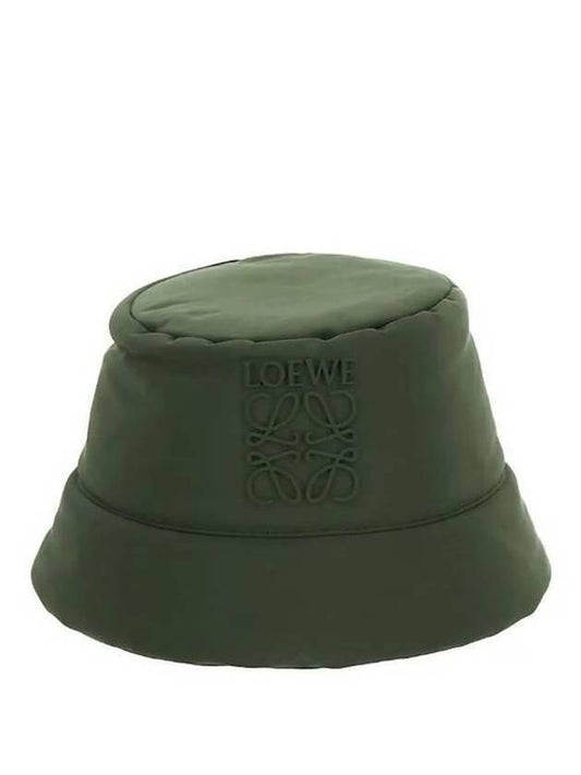 Puffer Nylon Bucket Hat Khaki - LOEWE - BALAAN 2