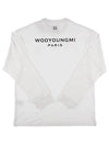 Men s back logo long sleeve t shirt white - WOOYOUNGMI - BALAAN 2