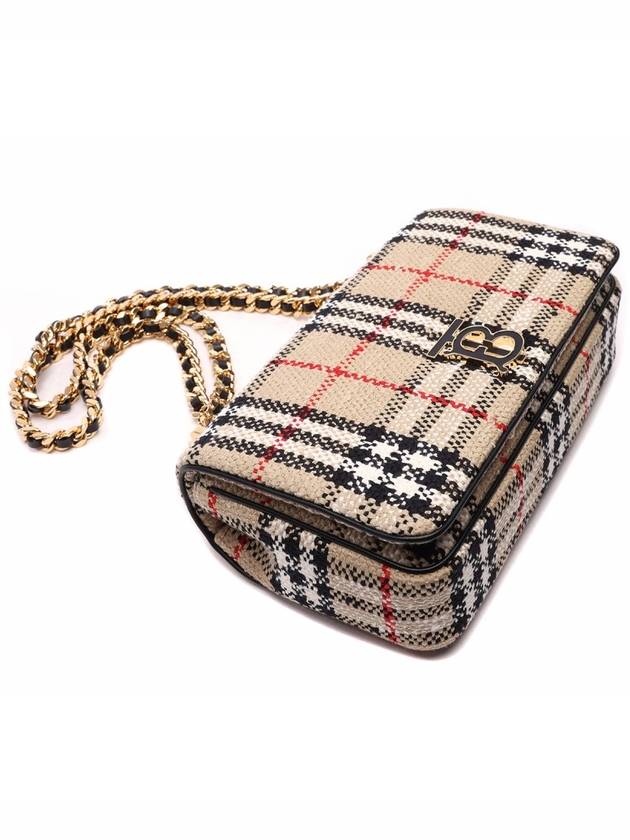 Boucle Lola Vintage Check Small Cross Bag Beige - BURBERRY - BALAAN 6