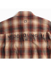 Flannel back logo check long sleeve shirt brown - WOOYOUNGMI - BALAAN 4