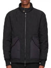 Diamond Quilted Thermoregulated Jacket Black - BURBERRY - BALAAN 2