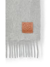 Anagram Mohair Scarf Light Gray - LOEWE - BALAAN 3