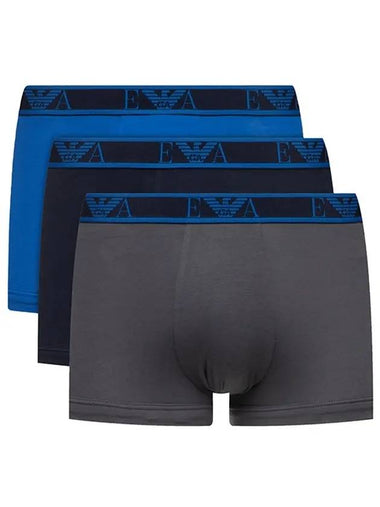 Men's Logo Boxer Briefs 3 Pack - EMPORIO ARMANI - BALAAN 1