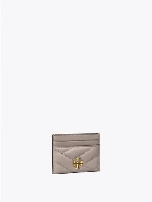 Kira Chevron Card Wallet Case Gray Domestic Product GM0023021059511 - TORY BURCH - BALAAN 1