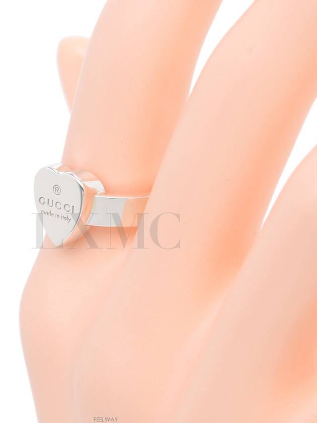 Trademark Silver Heart Ring No 8 223867 - GUCCI - BALAAN 7