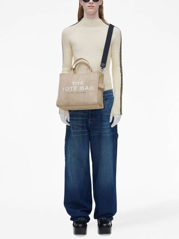 Logo Medium Canvas Tote Bag Beige - MARC JACOBS - BALAAN 3