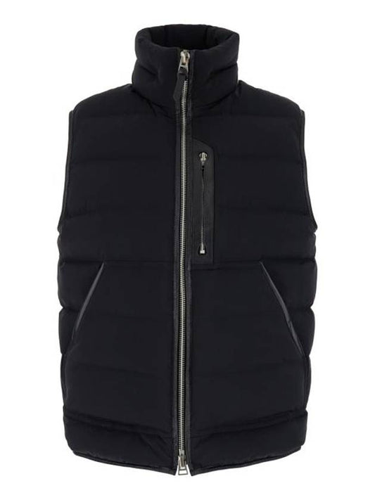 Goose Down Padded Vest Black - TOM FORD - BALAAN 1