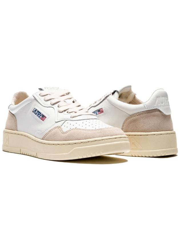 Medalist Suede Low Top Sneakers White - AUTRY - BALAAN 5