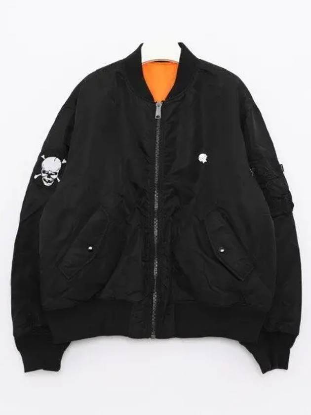 Bounty Hunter MA1 Reversible Men s Jacket FW23J35 BLACK 1040015 - SUPREME - BALAAN 1