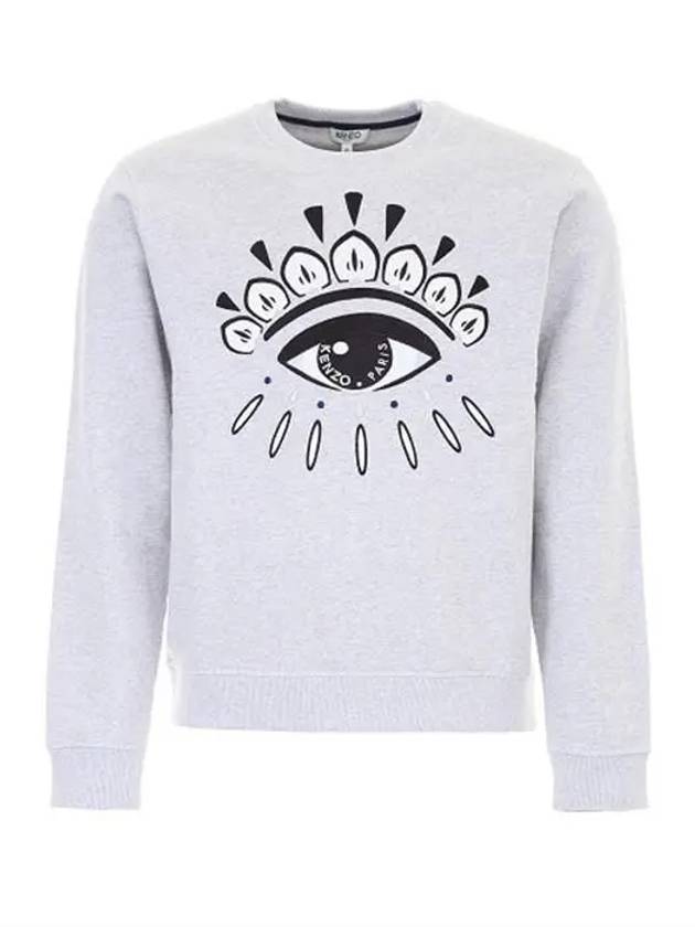 Big Eye Motif Sweatshirt Grey - KENZO - BALAAN 3