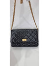 WOC gold-plated vintage calfskin chain cross bag black - CHANEL - BALAAN 4