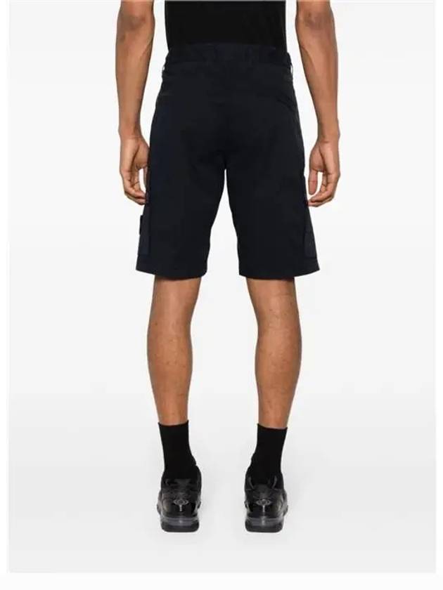 Wappen Cargo Bermuda Shorts Navy - STONE ISLAND - BALAAN 4