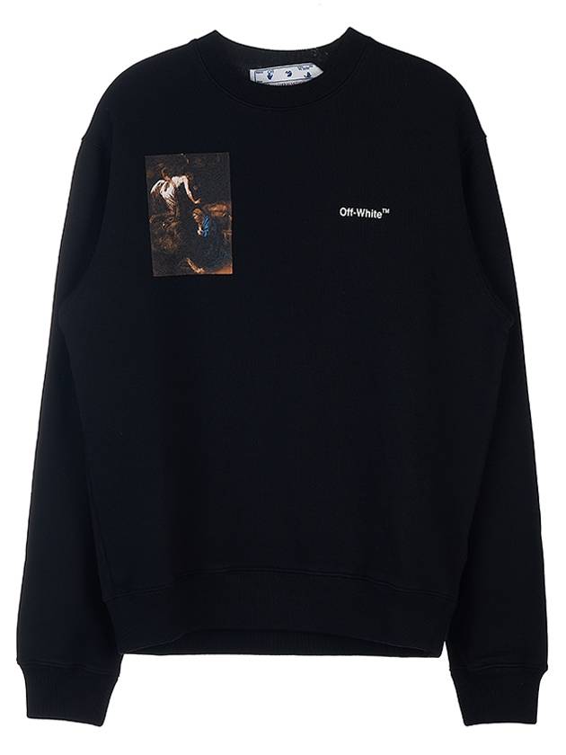 Caravaggio print sweatshirt black - OFF WHITE - BALAAN 3