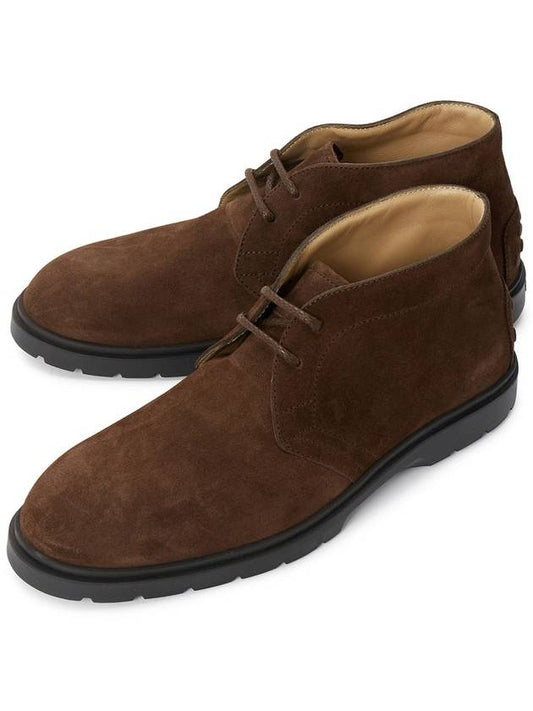 Suede Desert Winter Boots Brown - TOD'S - BALAAN 2