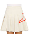 Naomi Pleated Skirt Almond Milk - J.LINDEBERG - BALAAN 6