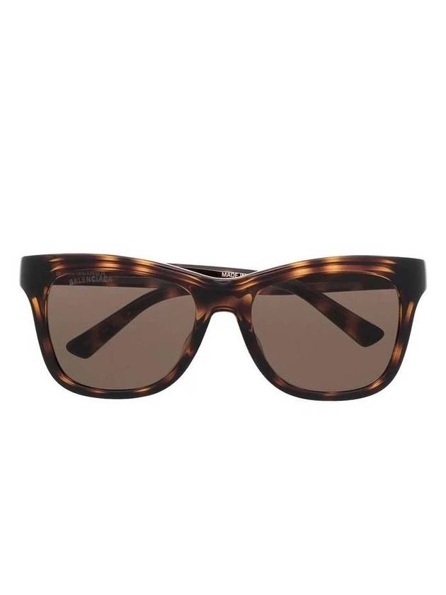 Eyewear Square Sunglasses Havana Brown - BALENCIAGA - BALAAN 1