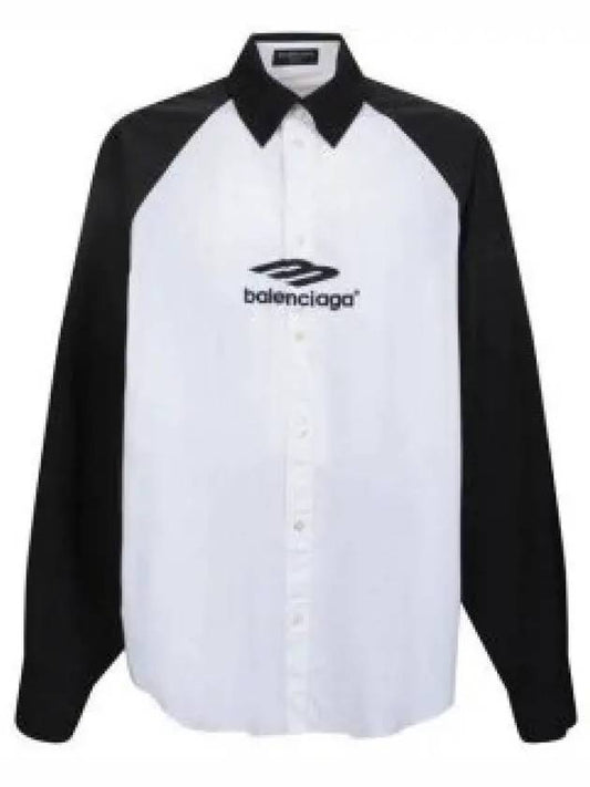 23 ss black white cotton shirt 738841TNM601000 B0480252994 - BALENCIAGA - BALAAN