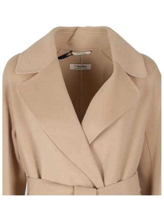 23FW ZENITH Belted Wool Coat Beige 2390161533 097 - MAX MARA - BALAAN 4