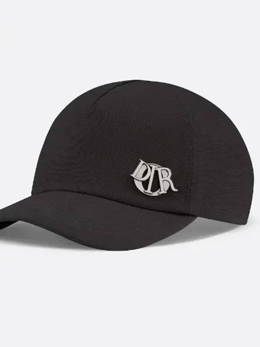 Logo Cotton Ball Cap Black - DIOR - BALAAN 2