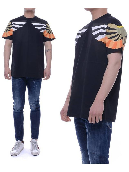 17S S Men's Wing Printing Colombian Fit TShirt - GIVENCHY - BALAAN 1