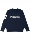 Big bucket logo sweater NAVY MAN - MALBON GOLF - BALAAN 1