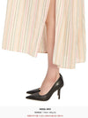 Women's short sleeve long dress 4EVA03 V08019 100 - VANESSA BRUNO - BALAAN 7