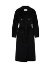 MADAME cashmere belt coat black 2421018011 003 - MAX MARA - BALAAN 2