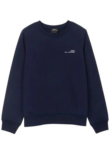 Item Logo Sweatshirt Navy - A.P.C. - BALAAN 1