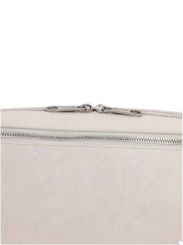 Raver Logo Handle Medium Shoulder Bag White - BALENCIAGA - BALAAN 5