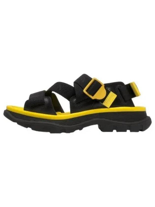tread sandals black yellow - ALEXANDER MCQUEEN - BALAAN 1